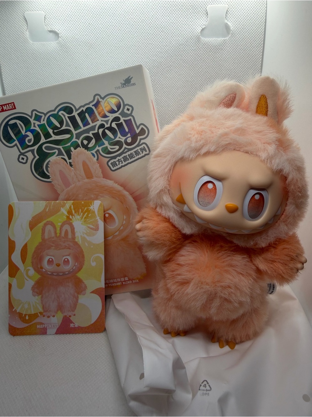 Pop Mart The Monsters Big Into Energy Labubu - Happiness